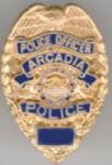 Arcadia, California Police Department Badge Pin